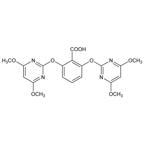 Graphical representation of Bispyribac