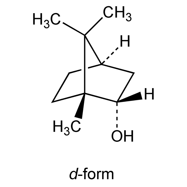 Graphical representation of Borneol