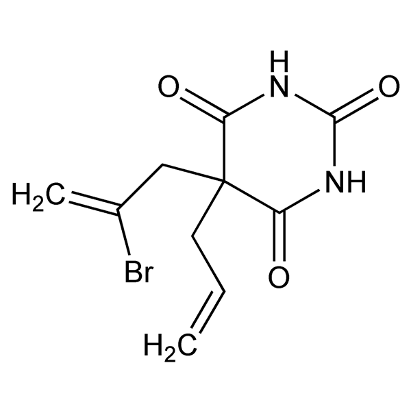 Graphical representation of Brallobarbital