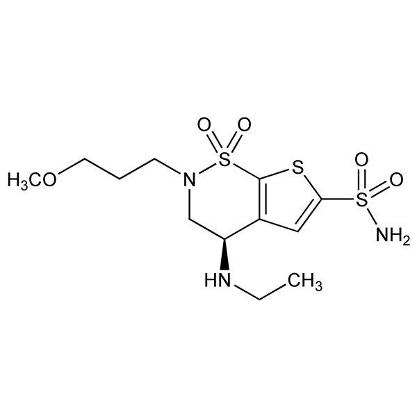 Graphical representation of Brinzolamide