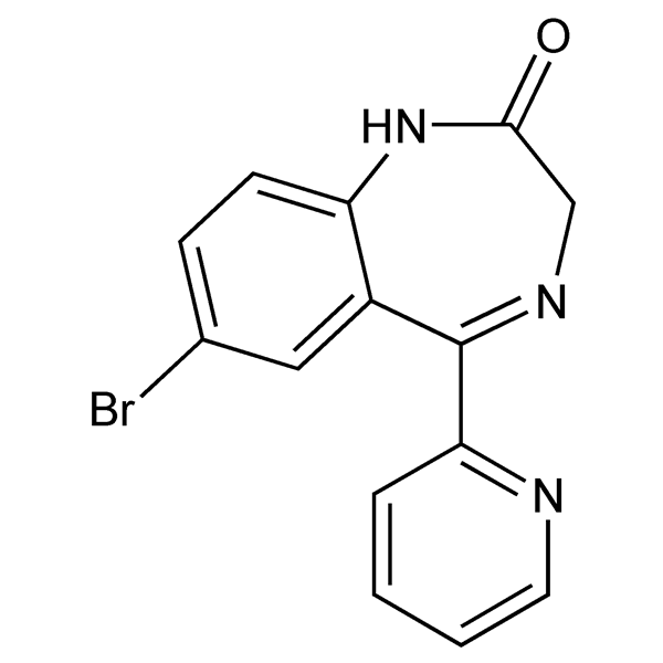 Graphical representation of Bromazepam