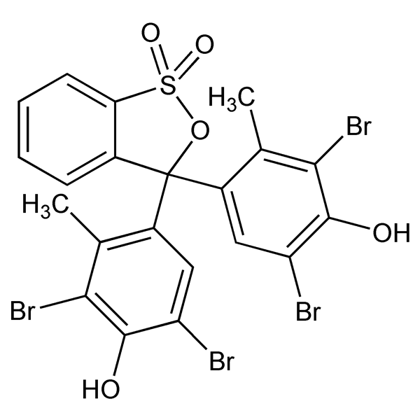 Graphical representation of Bromcresol Green