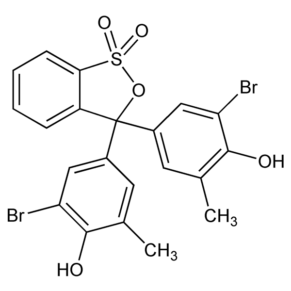 Graphical representation of Bromcresol Purple