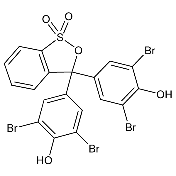 Graphical representation of Bromphenol Blue