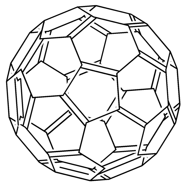 Graphical representation of Buckminsterfullerene