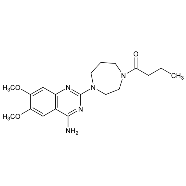 Graphical representation of Bunazosin