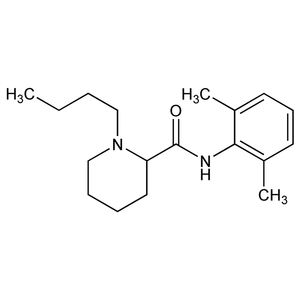 Graphical representation of Bupivacaine