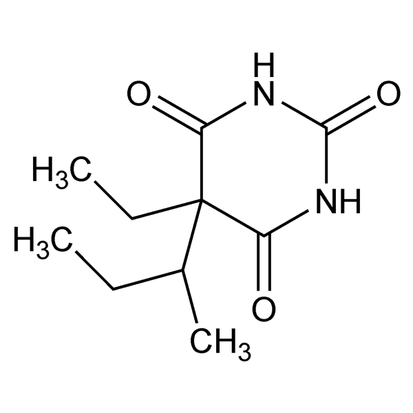 Graphical representation of Butabarbital