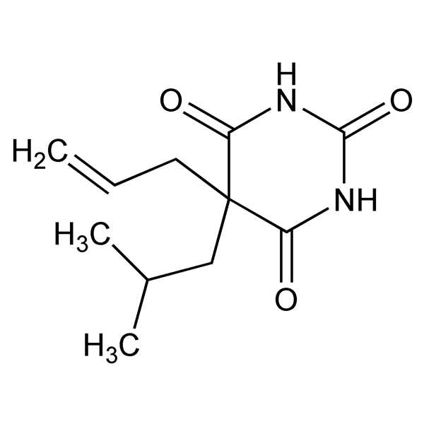 Graphical representation of Butalbital