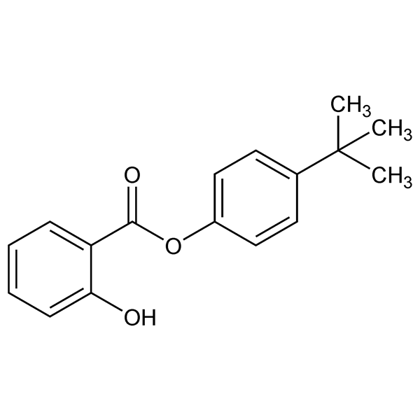 Graphical representation of 4-tert-Butylphenyl Salicylate