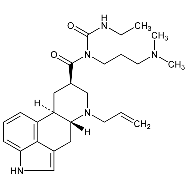 Graphical representation of Cabergoline