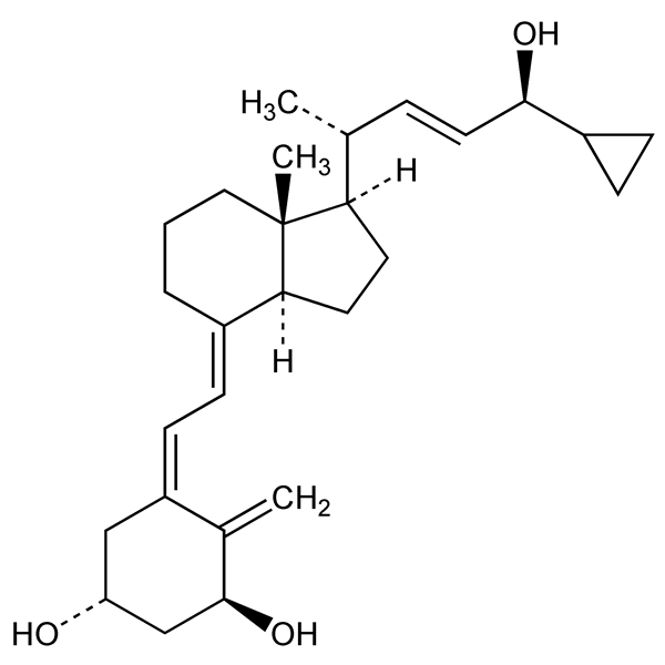 Graphical representation of Calcipotriene