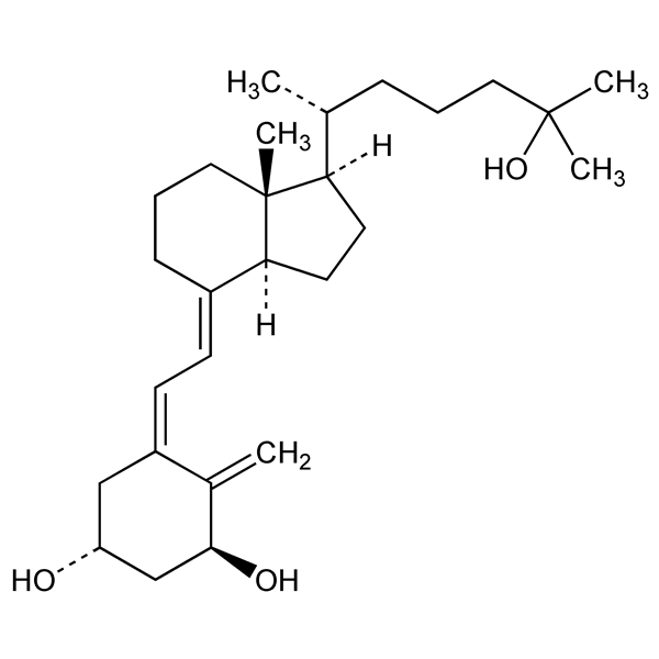 Graphical representation of Calcitriol