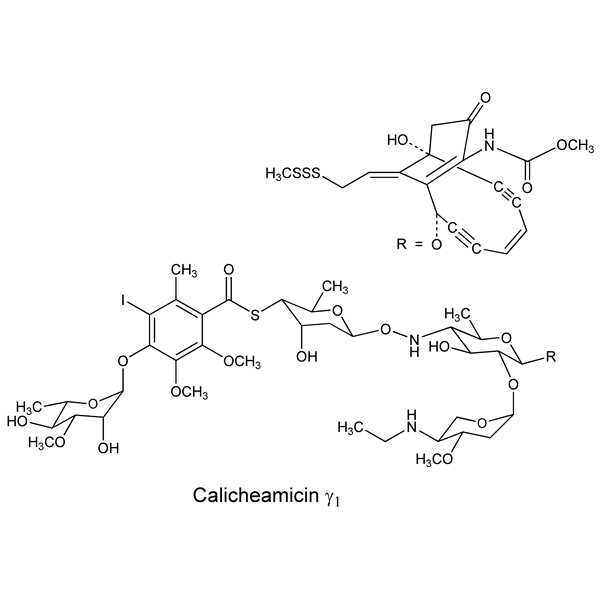 Graphical representation of Calicheamicins