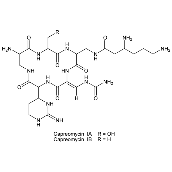 Graphical representation of Capreomycin