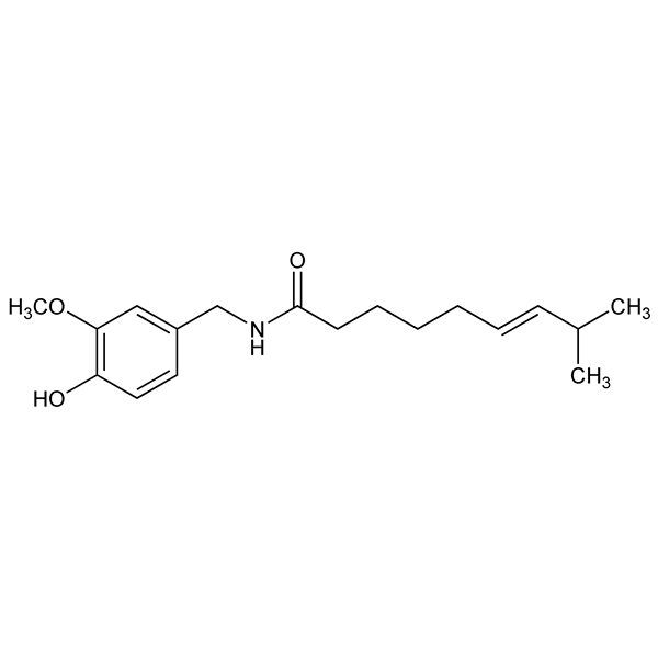 Graphical representation of Capsaicin