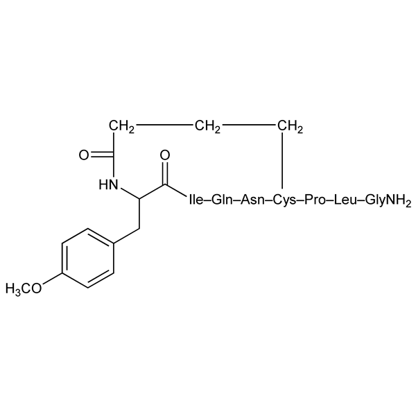 Graphical representation of Carbetocin