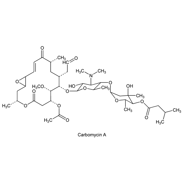 Graphical representation of Carbomycin