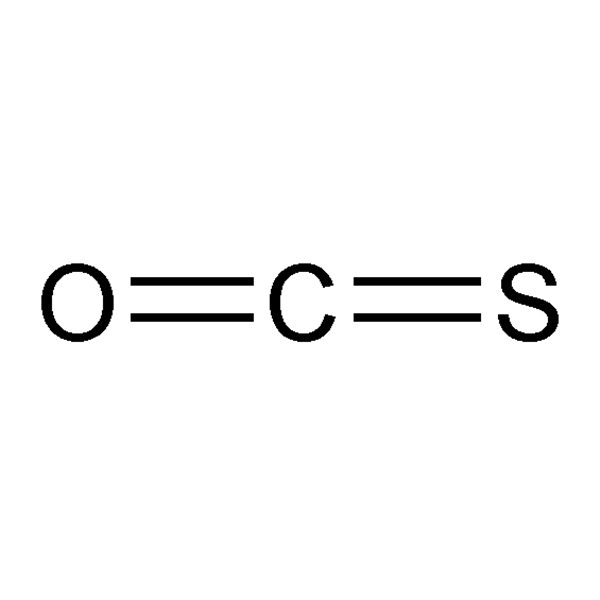 Graphical representation of Carbonyl Sulfide