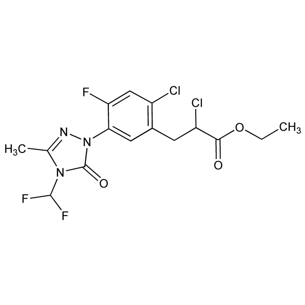 Graphical representation of Carfentrazone-ethyl