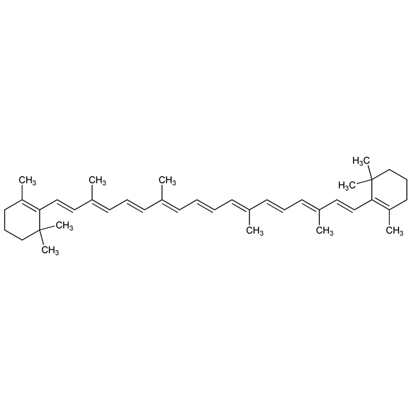 Graphical representation of β-Carotene