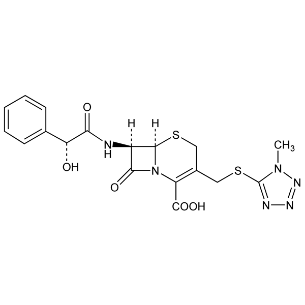 Graphical representation of Cefamandole