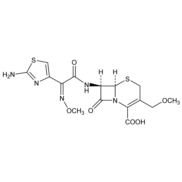 Graphical representation of Cefpodoxime