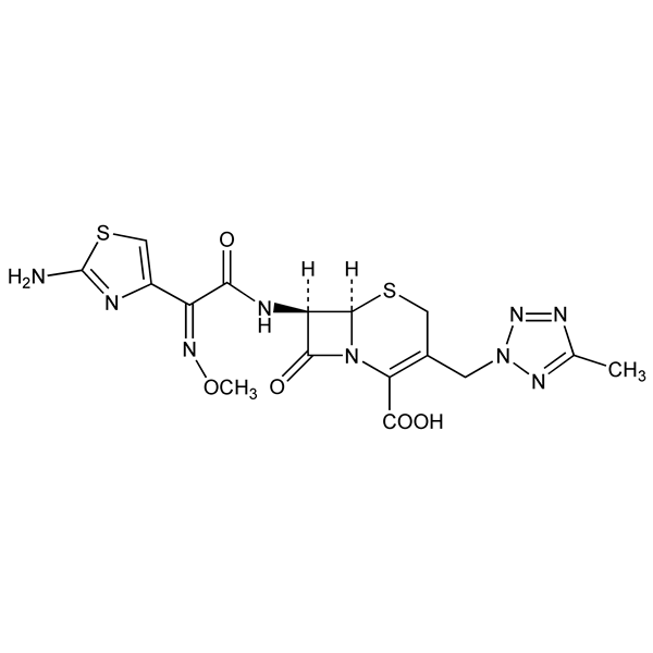 Graphical representation of Cefteram