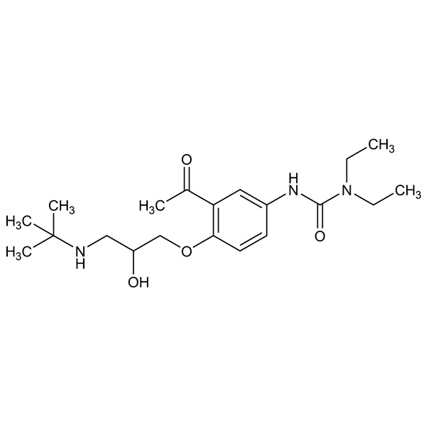 Graphical representation of Celiprolol