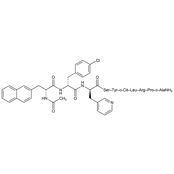 Graphical representation of Cetrorelix