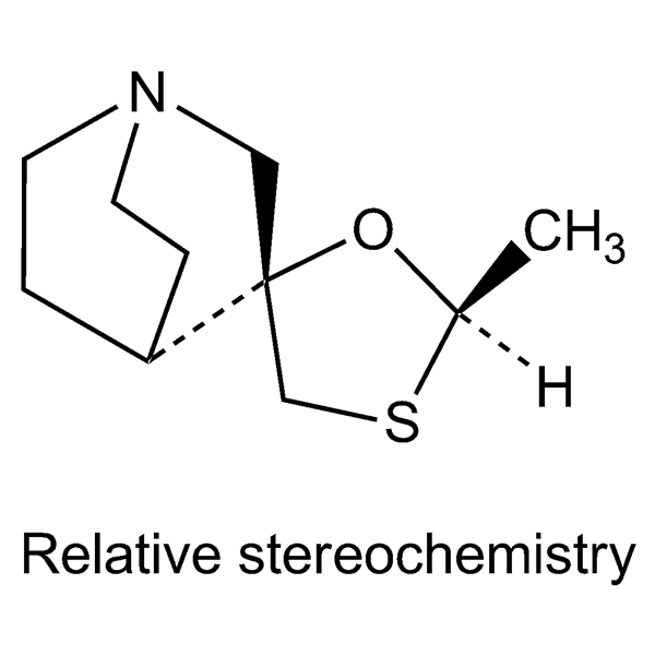 Graphical representation of Cevimeline