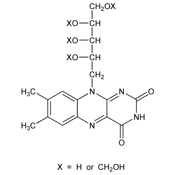 Graphical representation of Methylol Riboflavine