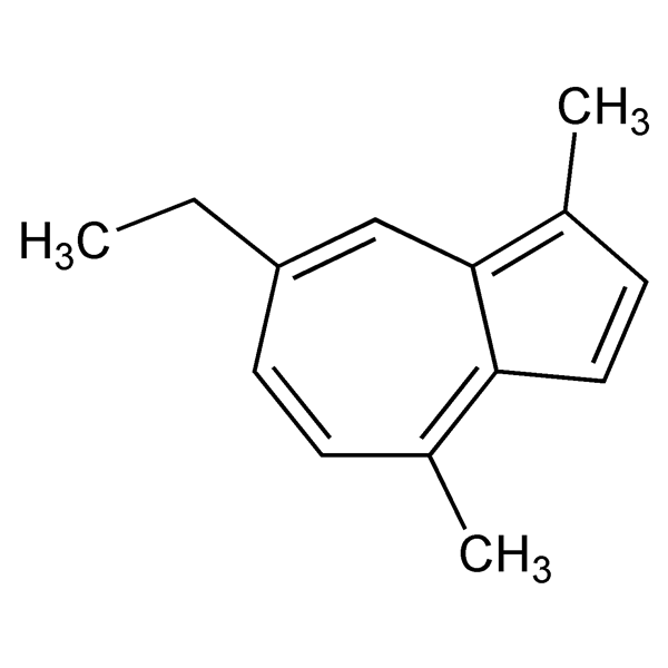 Graphical representation of Chamazulene