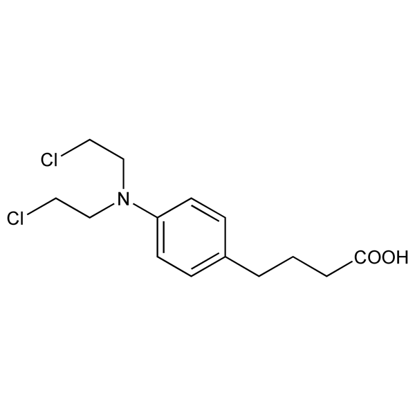 Graphical representation of Chlorambucil