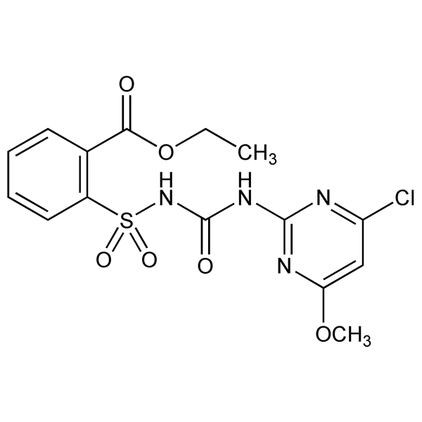 Graphical representation of Chlorimuron-ethyl