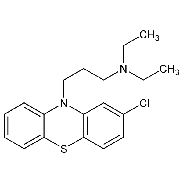 Graphical representation of Chlorproethazine