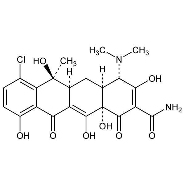 Graphical representation of Chlortetracycline