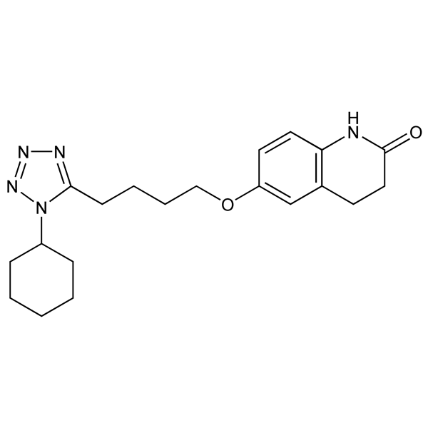 Graphical representation of Cilostazol