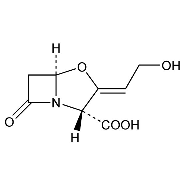 Graphical representation of Clavulanic Acid