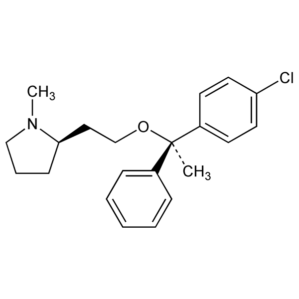 Graphical representation of Clemastine