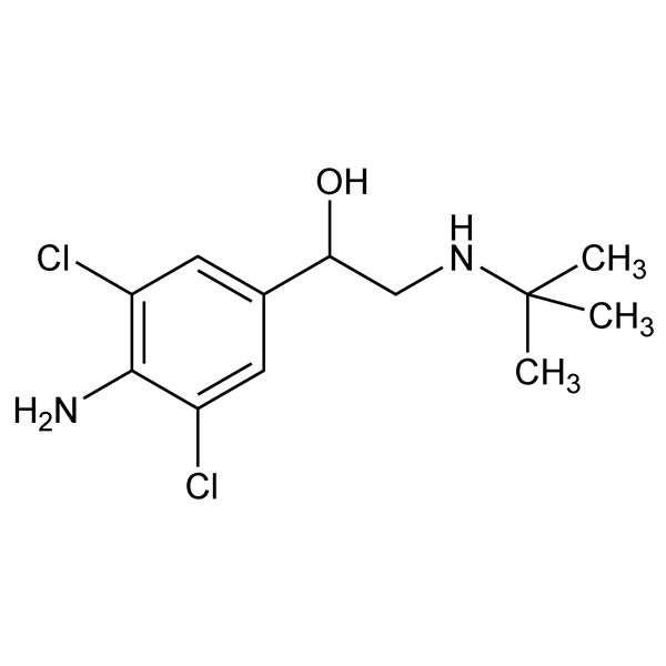 Graphical representation of Clenbuterol