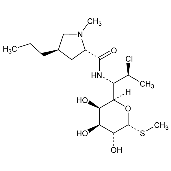 Graphical representation of Clindamycin