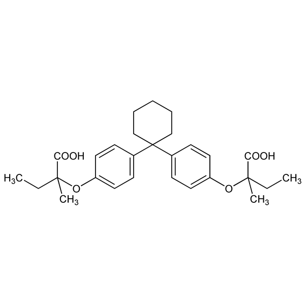 Graphical representation of Clinofibrate