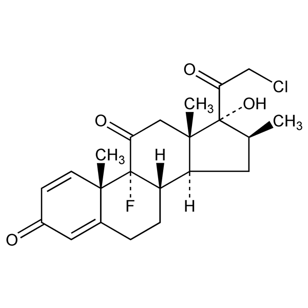 Graphical representation of Clobetasone