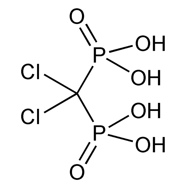 Graphical representation of Clodronic Acid