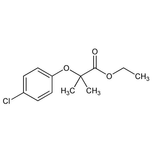 Graphical representation of Clofibrate