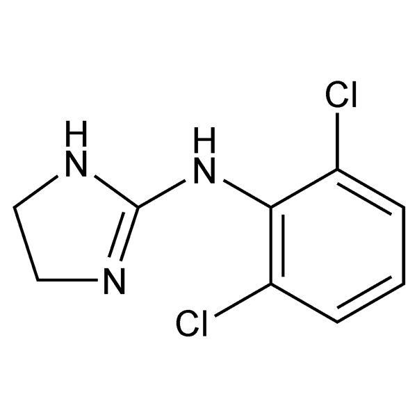 Graphical representation of Clonidine