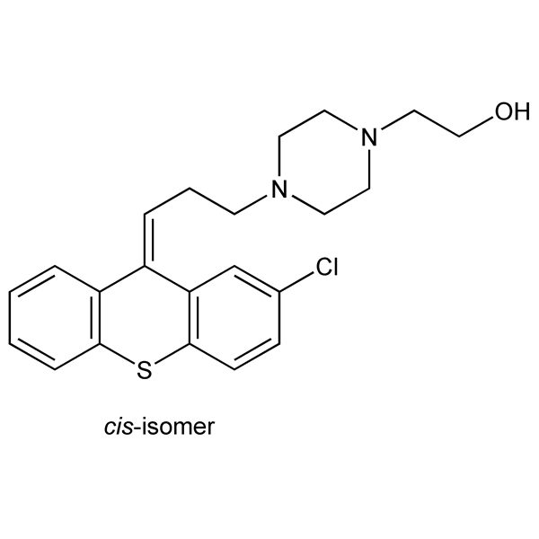 Graphical representation of Clopenthixol