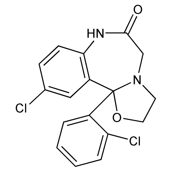 Graphical representation of Cloxazolam