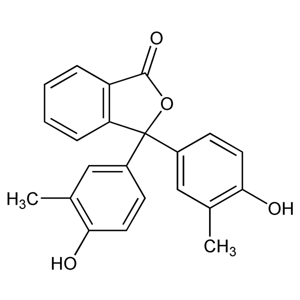 Graphical representation of o-Cresolphthalein